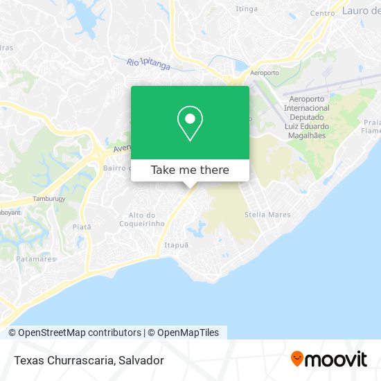 Texas Churrascaria map