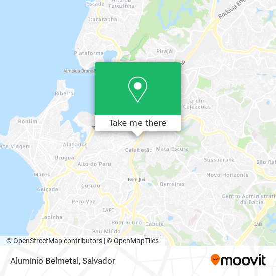 Alumínio Belmetal map