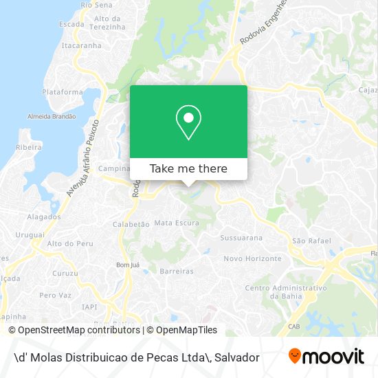 \d' Molas Distribuicao de Pecas Ltda\ map