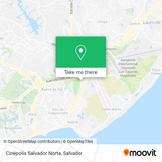 Cinépolis Salvador Norte map