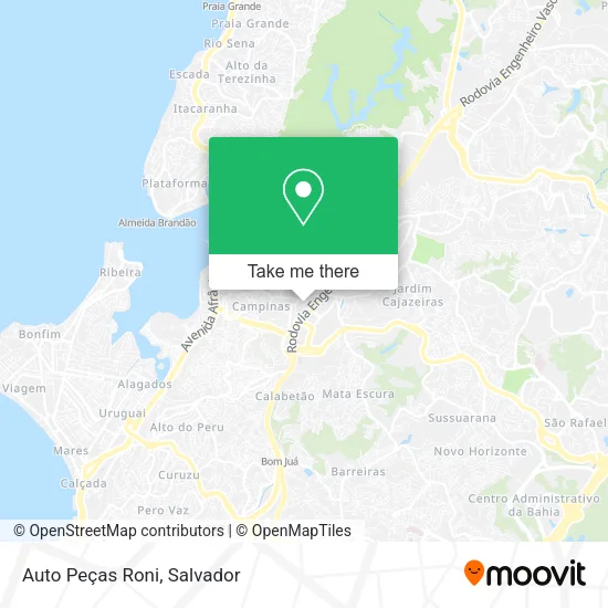 Auto Peças Roni map