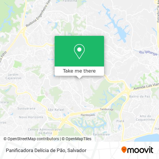 Panificadora Delícia de Pão map