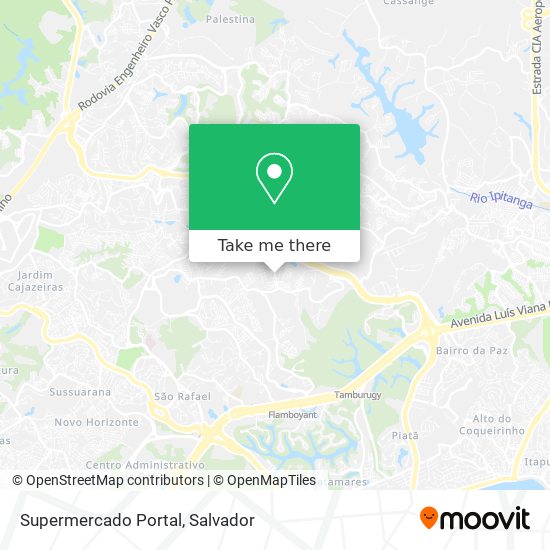 Supermercado Portal map