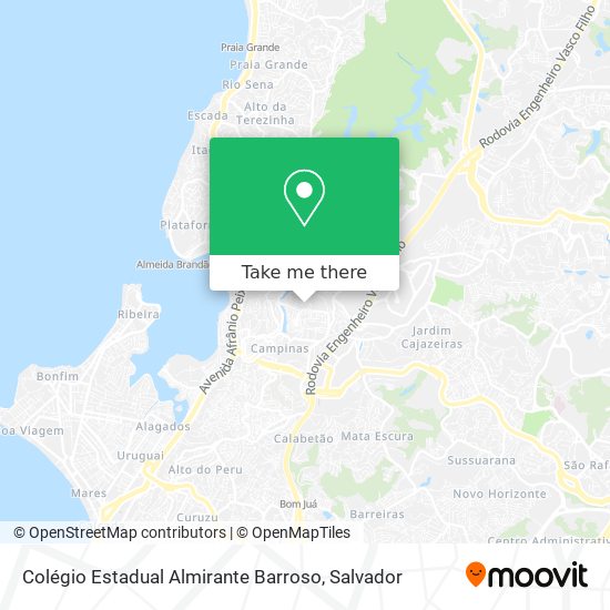 Colégio Estadual Almirante Barroso map