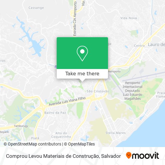 Mapa Comprou Levou Materiais de Construção