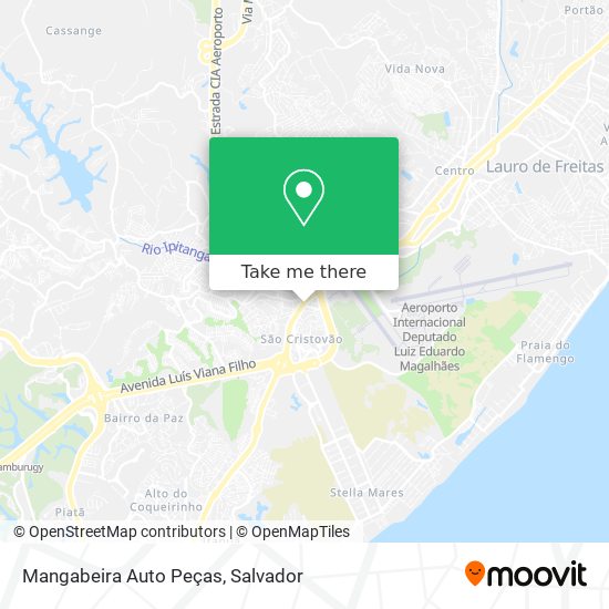 Mangabeira Auto Peças map