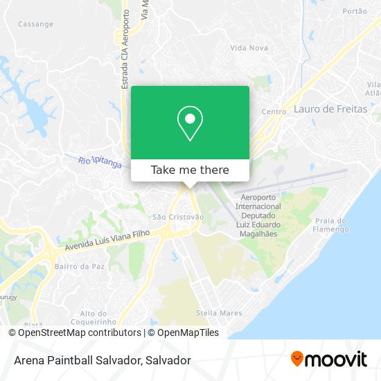 Arena Paintball Salvador map