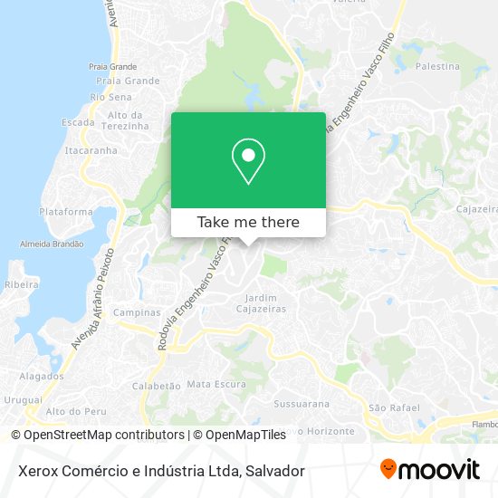 Xerox Comércio e Indústria Ltda map