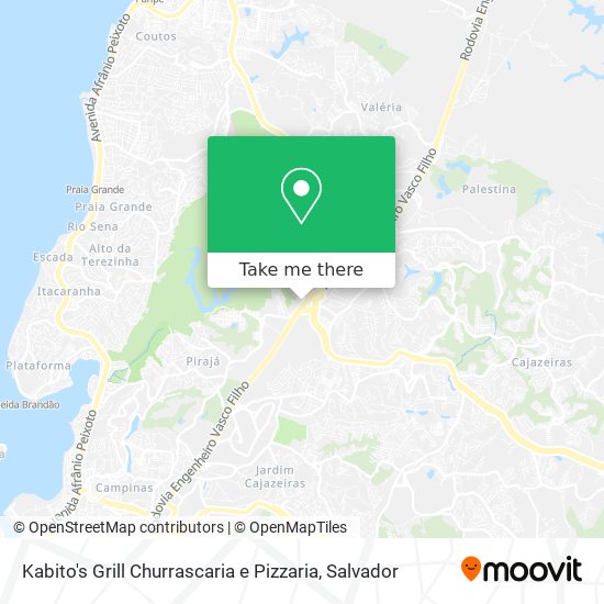 Kabito's Grill Churrascaria e Pizzaria map