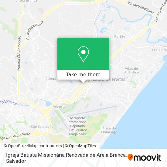 Igreja Batista Missionária Renovada de Areia Branca map