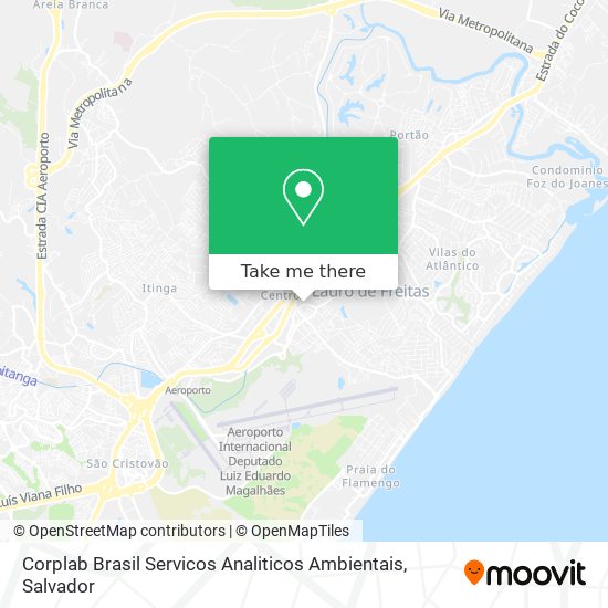 Corplab Brasil Servicos Analiticos Ambientais map