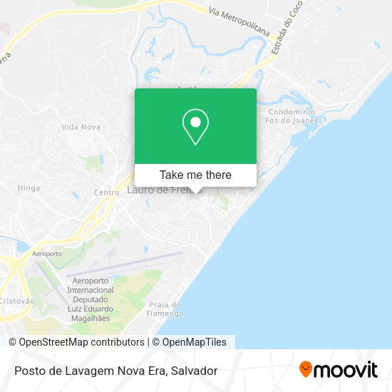 Posto de Lavagem Nova Era map