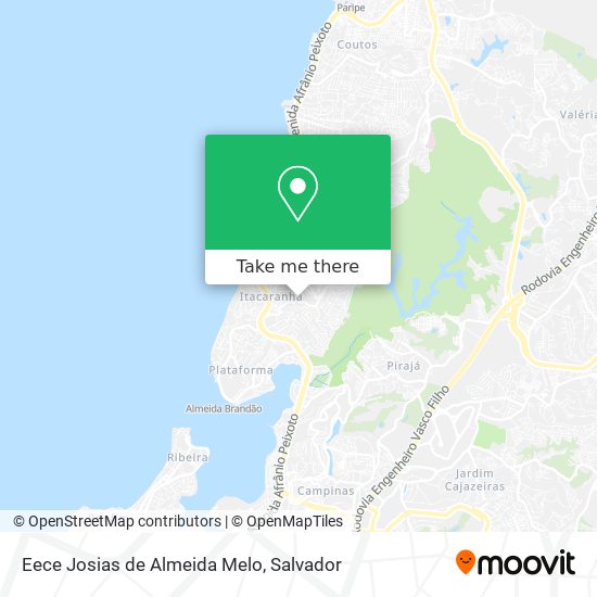 Eece Josias de Almeida Melo map