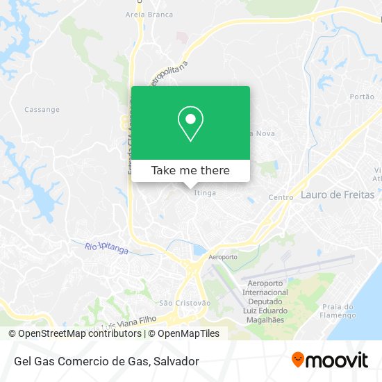 Gel Gas Comercio de Gas map