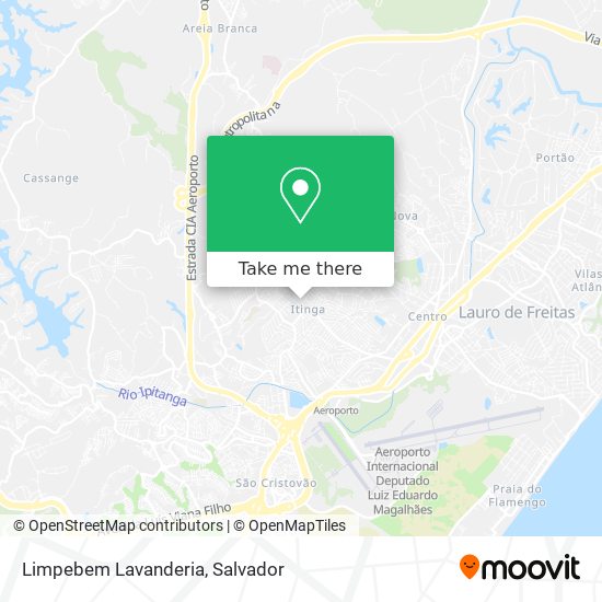 Limpebem Lavanderia map