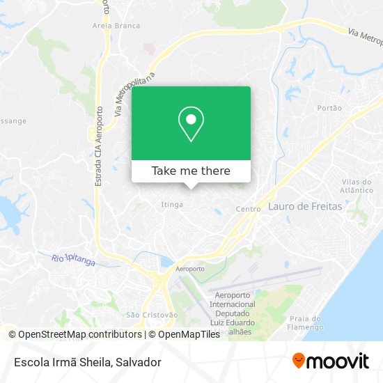 Escola Irmã Sheila map