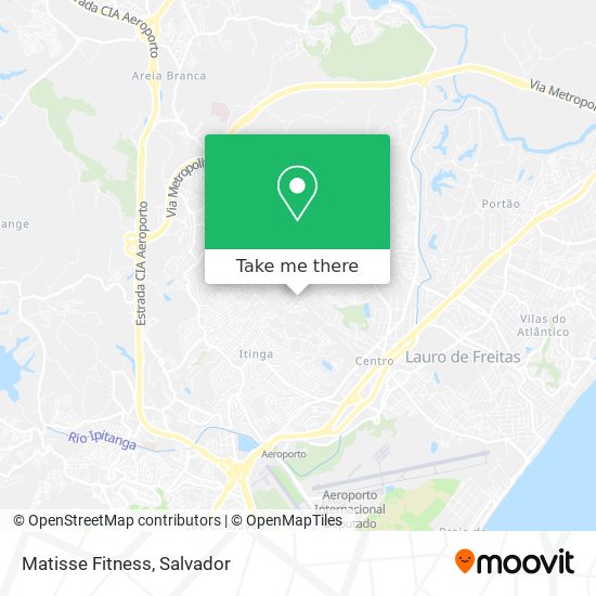 Matisse Fitness map