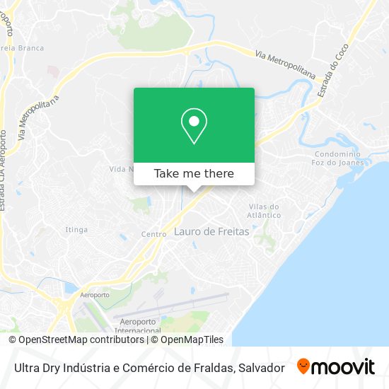 Ultra Dry Indústria e Comércio de Fraldas map