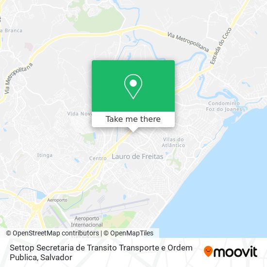 Settop Secretaria de Transito Transporte e Ordem Publica map