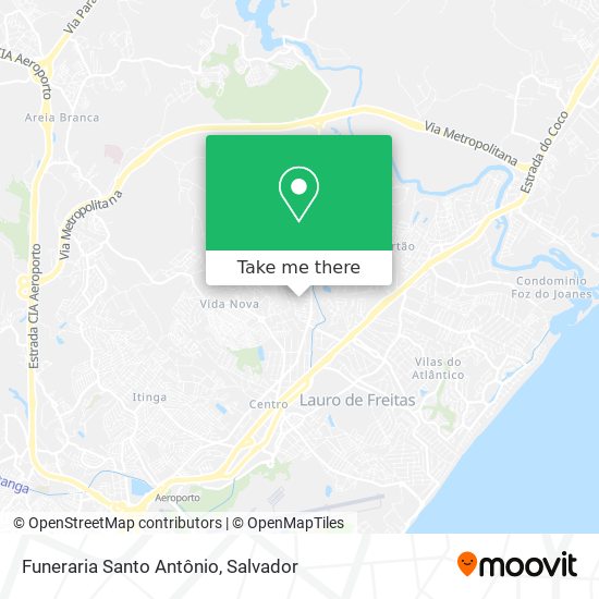 Funeraria Santo Antônio map
