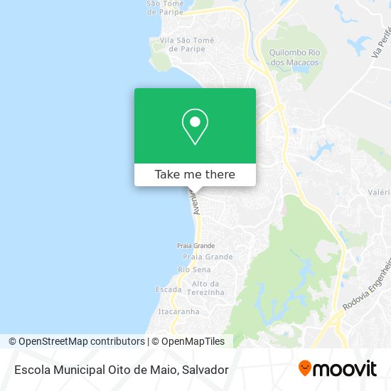 Escola Municipal Oito de Maio map