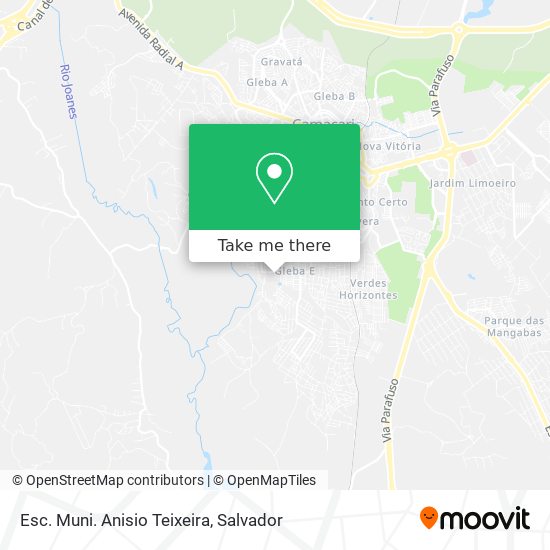 Esc. Muni. Anisio Teixeira map