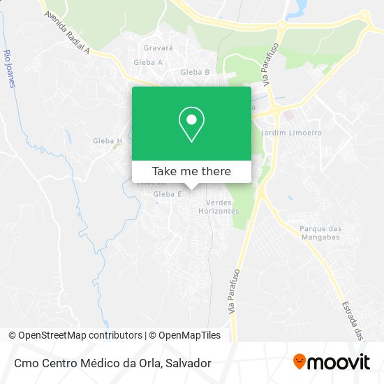 Cmo Centro Médico da Orla map