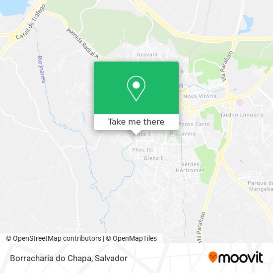 Borracharia do Chapa map