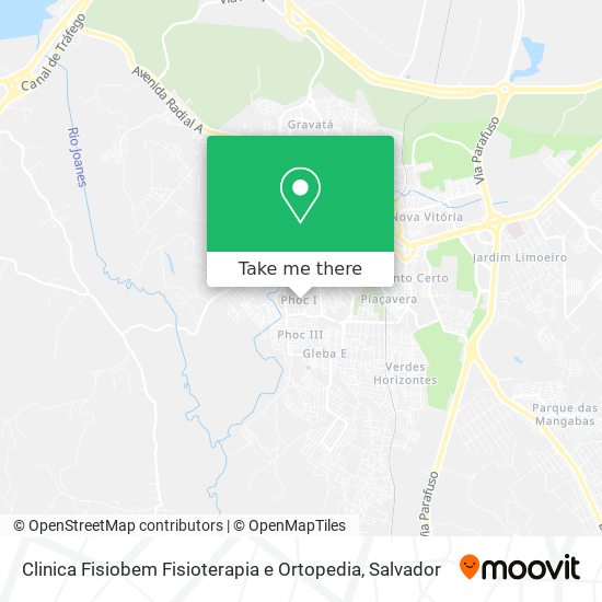 Clinica Fisiobem Fisioterapia e Ortopedia map