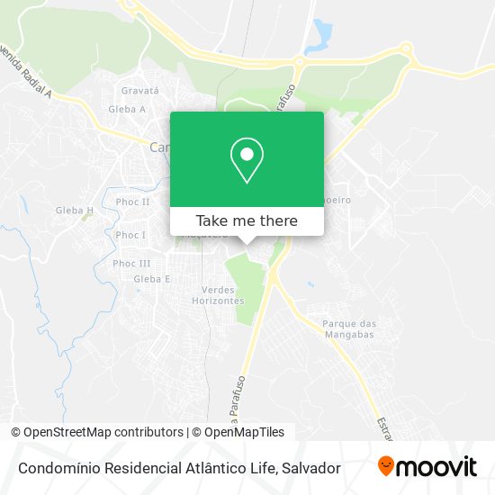 Condomínio Residencial Atlântico Life map