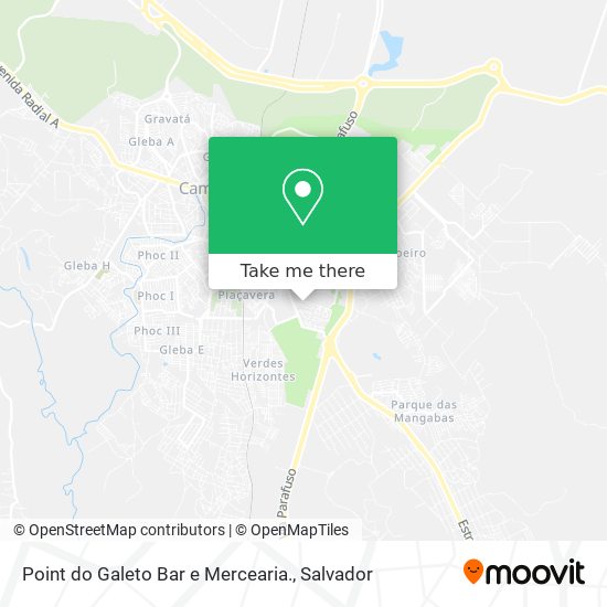 Point do Galeto Bar e Mercearia. map