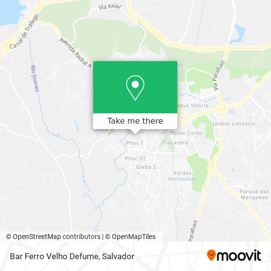 Bar Ferro Velho Defume map