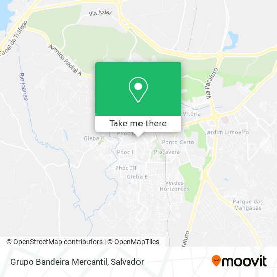 Grupo Bandeira Mercantil map
