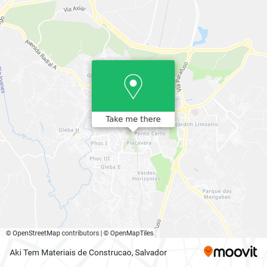 Aki Tem Materiais de Construcao map