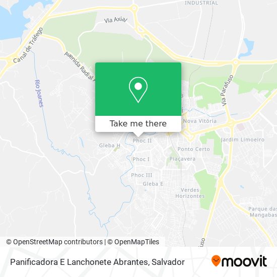 Panificadora E Lanchonete Abrantes map
