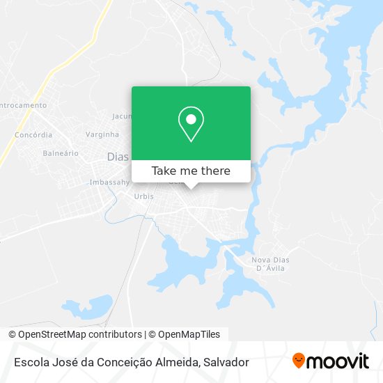 Escola José da Conceição Almeida map
