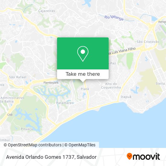 Mapa Avenida Orlando Gomes 1737
