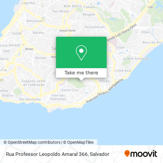 Rua Professor Leopoldo Amaral 366 map