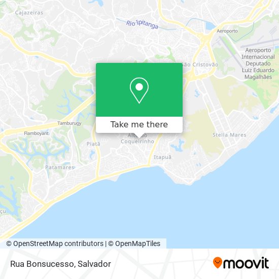 Mapa Rua Bonsucesso