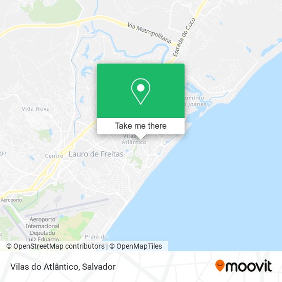 Vilas do Atlântico map