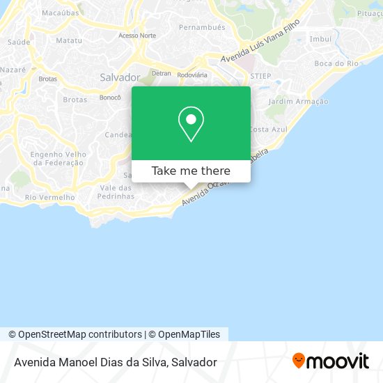 Avenida Manoel Dias da Silva map