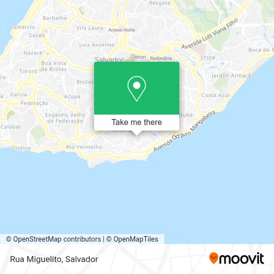 Rua Miguelito map