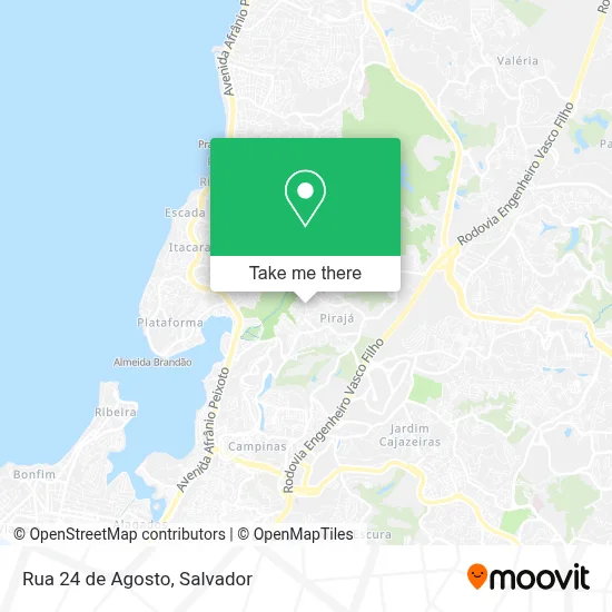 Rua 24 de Agosto map