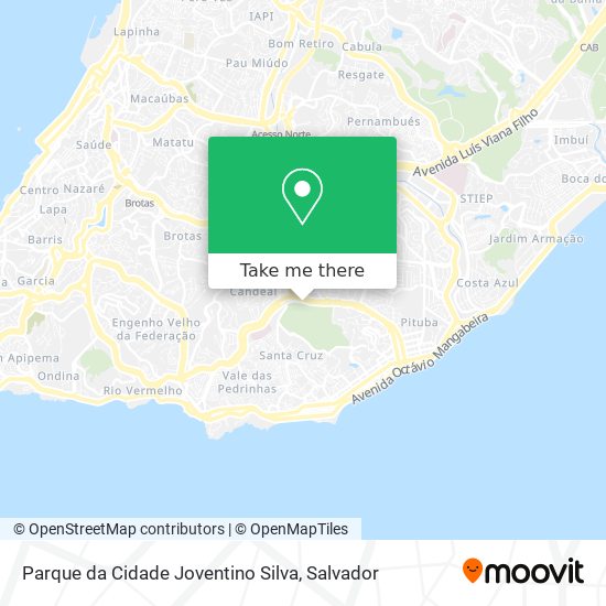 Parque da Cidade Joventino Silva map