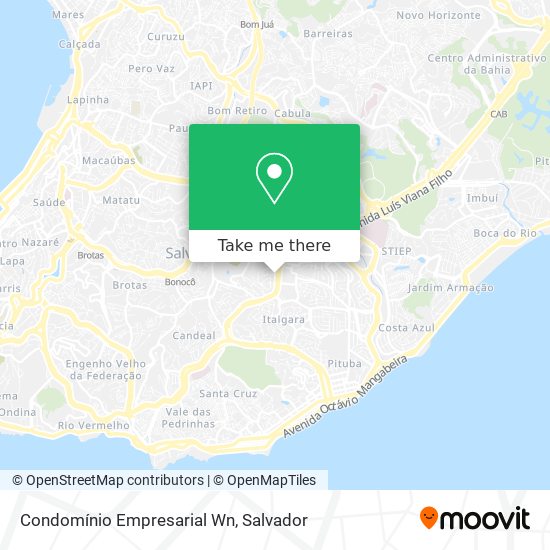 Condomínio Empresarial Wn map