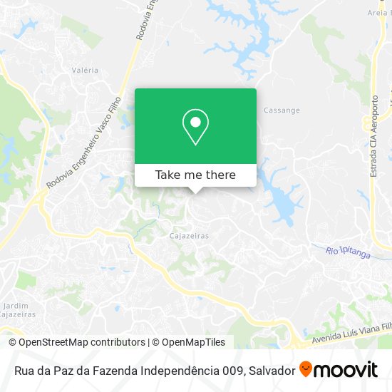Rua da Paz da Fazenda Independência 009 map