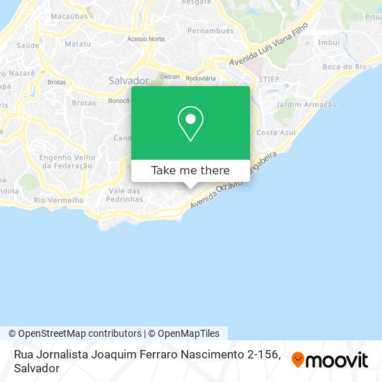 Mapa Rua Jornalista Joaquim Ferraro Nascimento 2-156