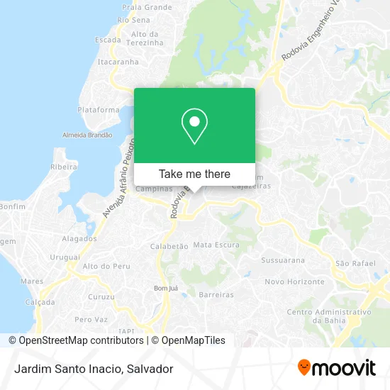 Jardim Santo Inacio map