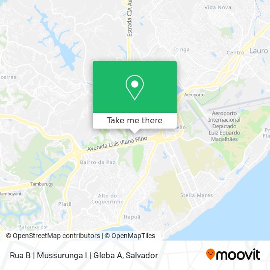 Rua B | Mussurunga I | Gleba A map