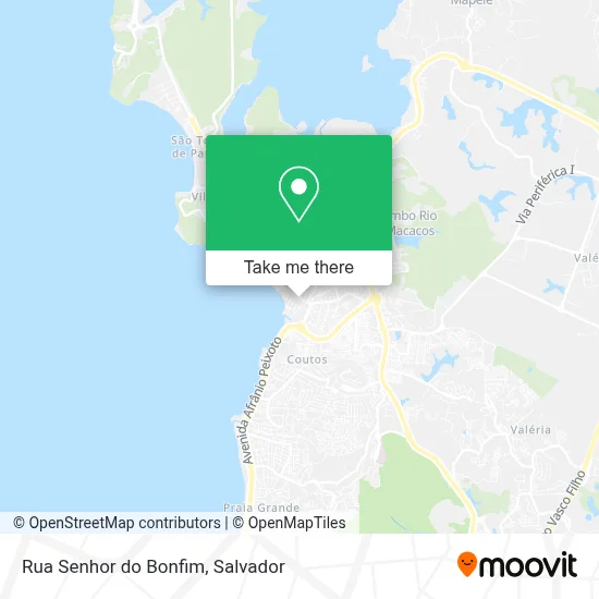 Rua Senhor do Bonfim map